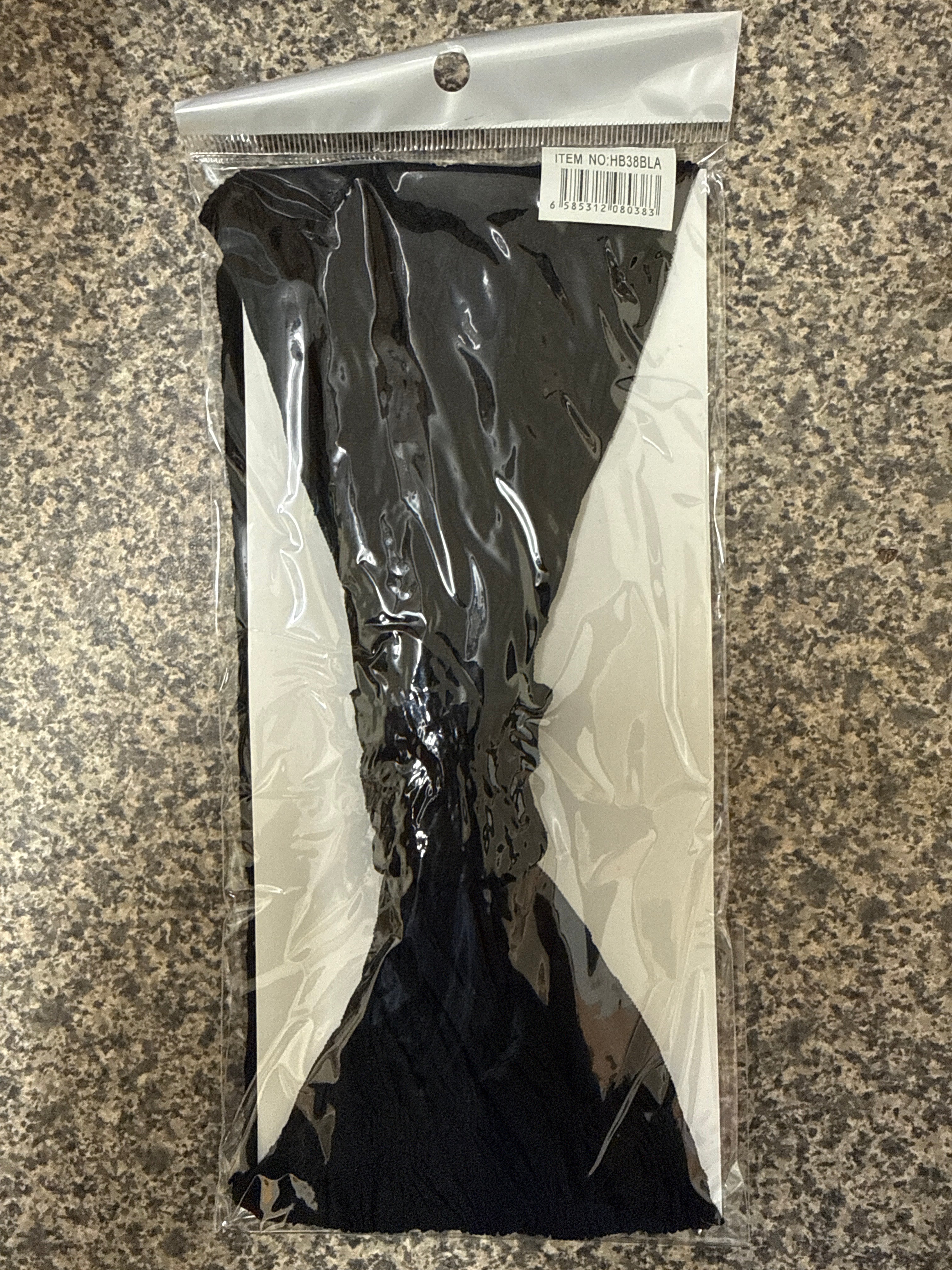 Headband Black With Pattern